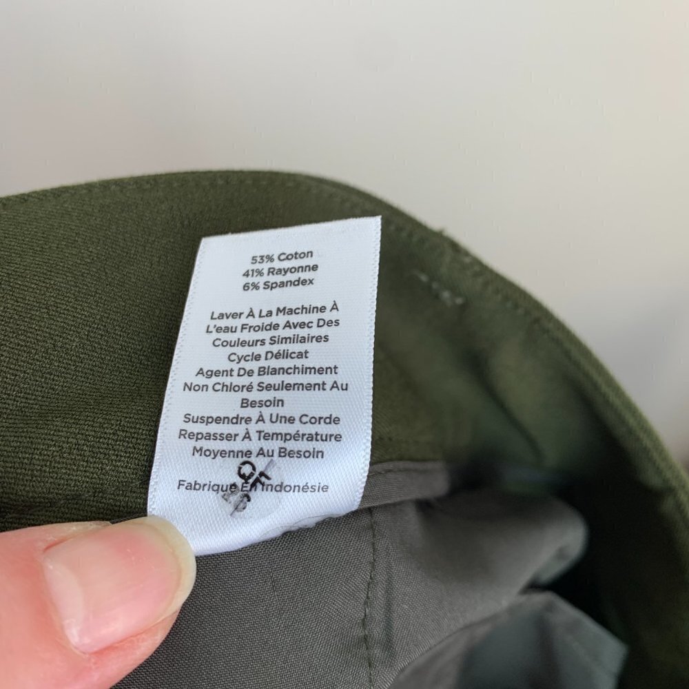 Talbots Newport Pant - Size 4P - Green - NEW - Picture 10 of 10